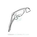 Left rear fender - TAZZARI