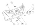 Rear fog lamp - TAZZARI