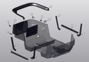 Frame plastic gasket Ø40 - TAZZARI