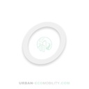 Rear left white circle sticker - SILENCE