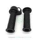 Poignées en caoutchouc + manette de gaz - SILENCE