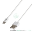 Linea Essentials, Câble USB &gt; Apple 8 Pin - 100 cm - Blanc - LAMPA