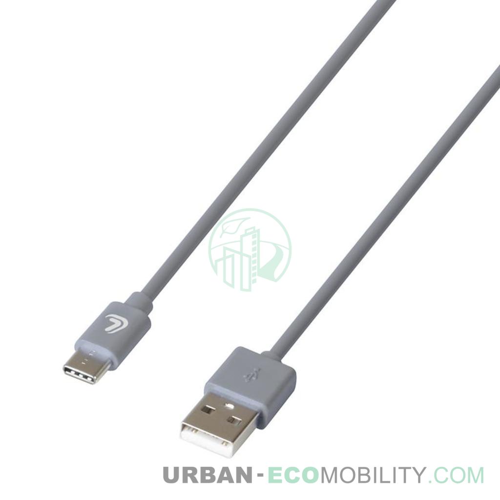 Linea Essentials, Câble USB &gt; USB Type-C - 100 cm - Gris - LAMPA