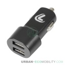 Linea Essentials, Chargeur de batterie 2 ports USB - 2100 mA - 12/24V - LAMPA