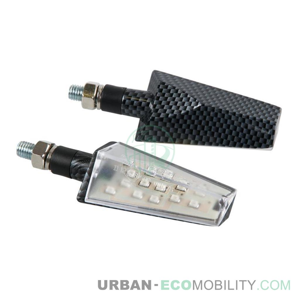 Duke, clignotants à led - 12V LED - Carbone - LAMPA