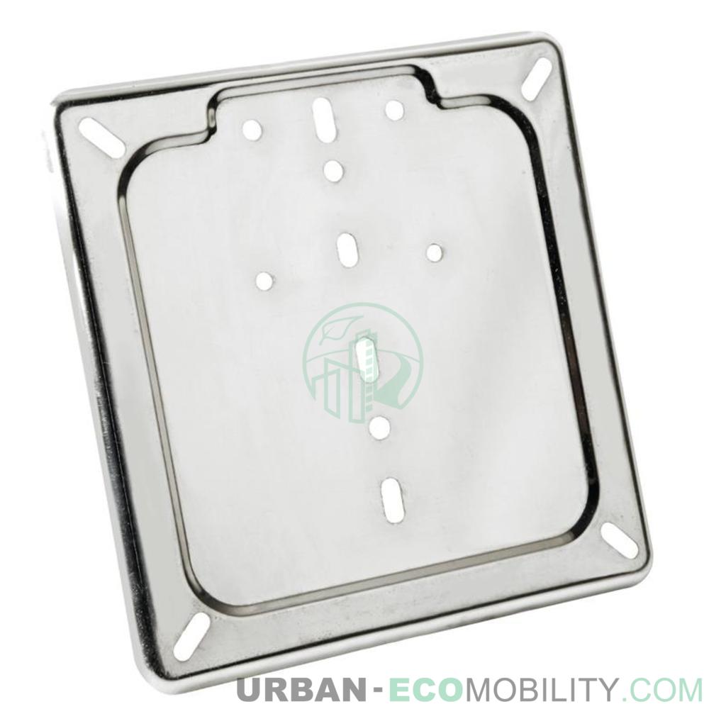 Porte plaque en acier inox, chromé - LAMPA