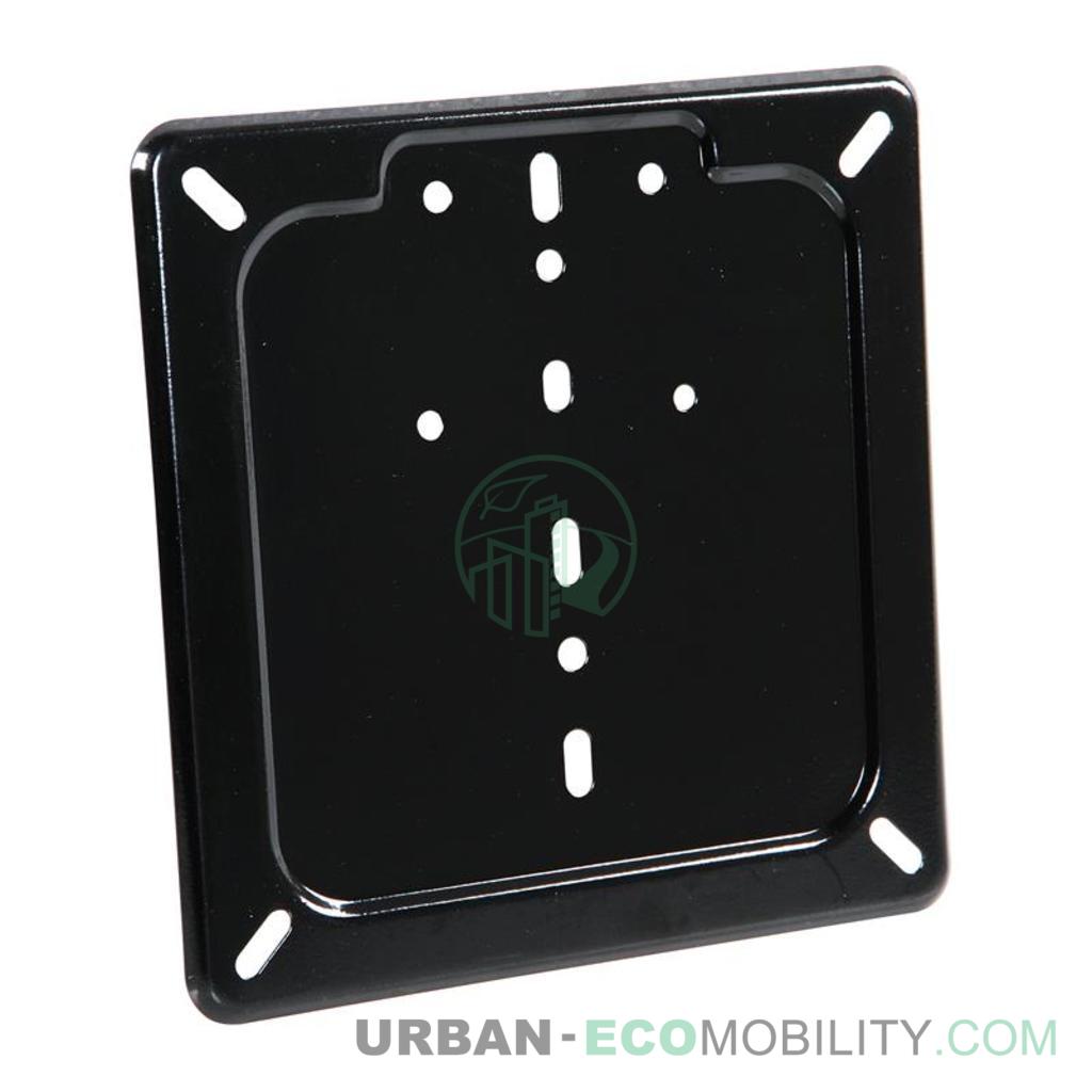 Porte plaque en acier inox - Noir - LAMPA