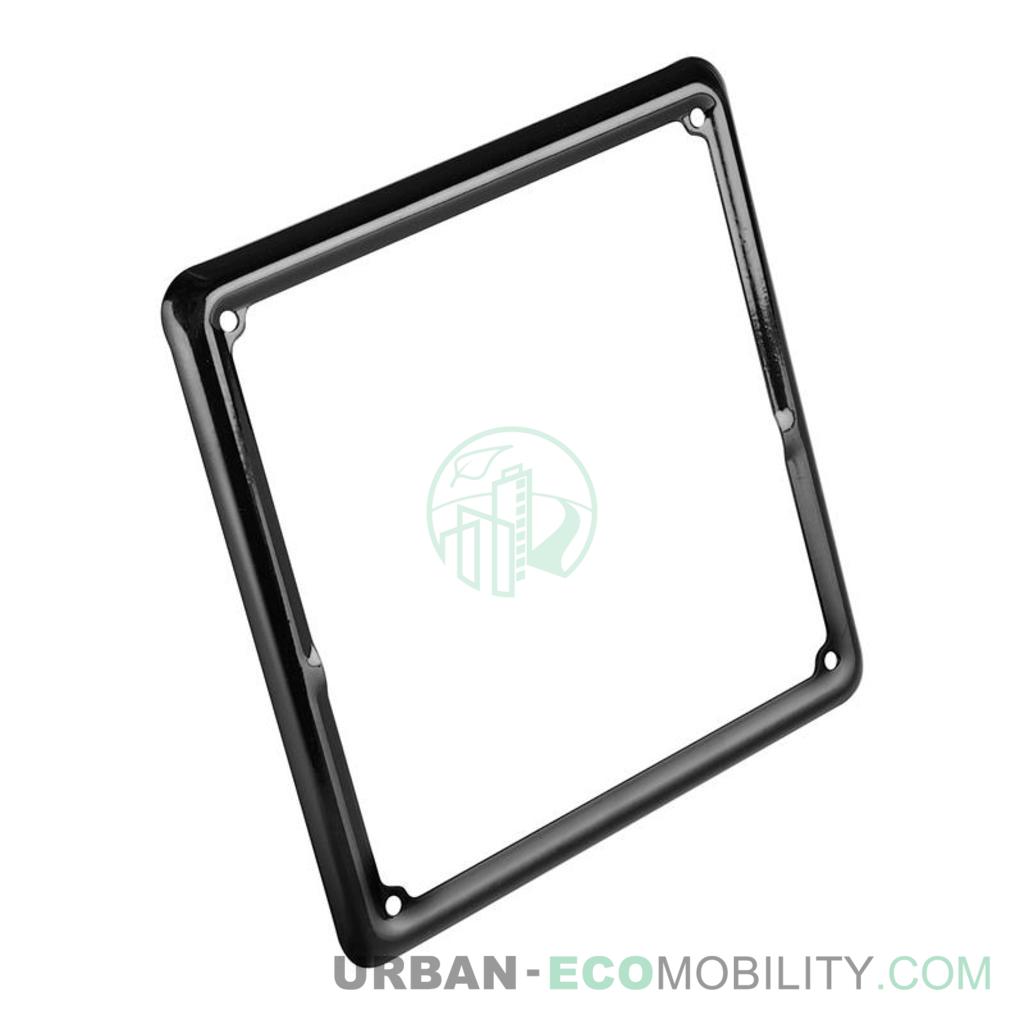 Cadre noir en acier pour plaque moto - LAMPA