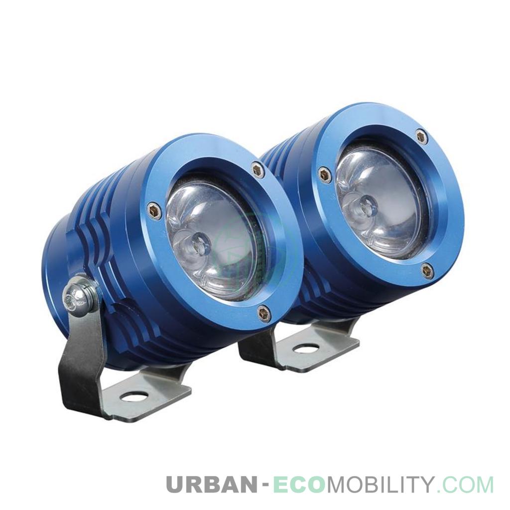 O-Lux, 2 phares auxiliaires LED, 12V - Bleu - LAMPA