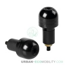 2 stabilisateurs de guidon - Noir - LAMPA