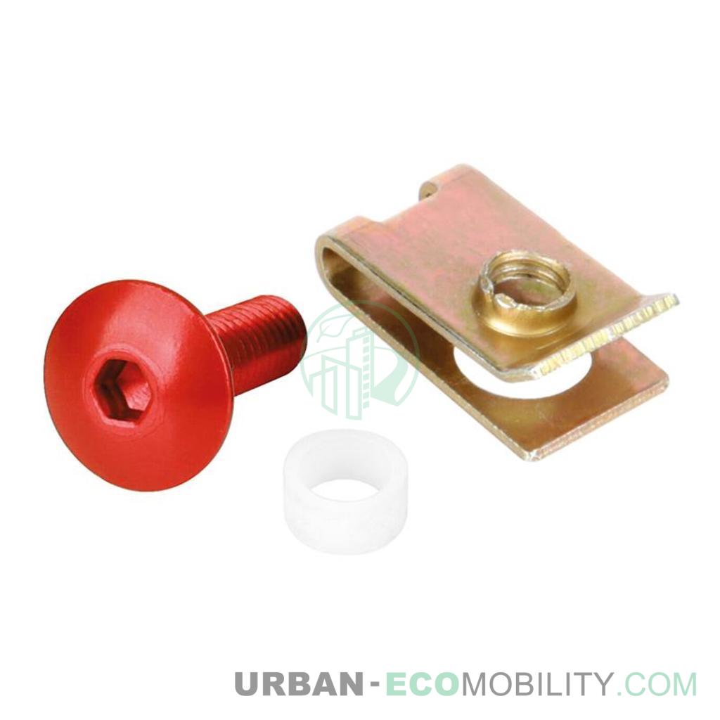 Fairing fixing clip kit, red - LAMPA