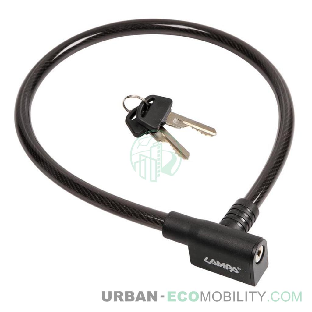 Steel anti-theft cable, 65 cm, diameter 12 mm - LAMPA