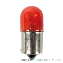 12V Ampoule sphérique - RY10W - 10W - BAU15s - 2 pcs  - D/Blister - Orange - LAMPA