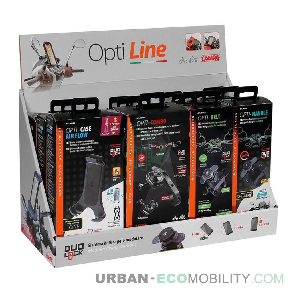 Bicycle Set, présentoir de comptoir en carton, produits Optiline inclus - LAMPA