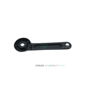 Black crank right pedal - HONBIKE