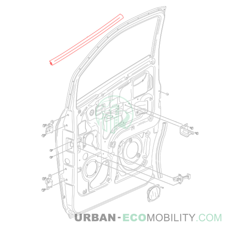 Exterior door gasket - SILENCE