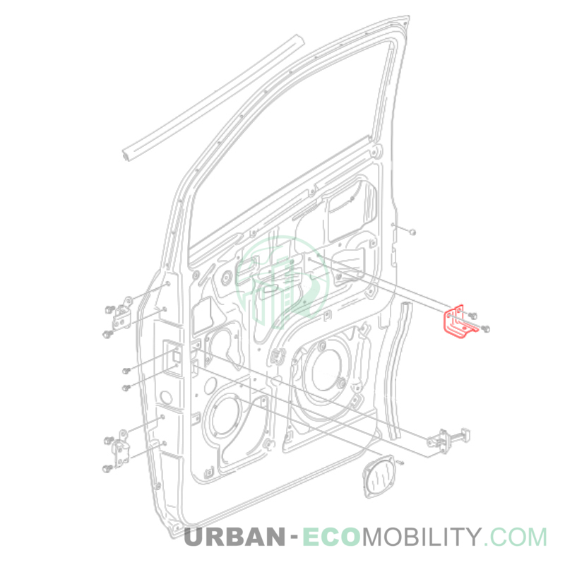 Window regulator support plate - SILENCE