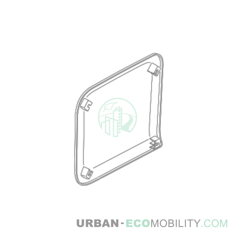 Plastique intérieur noir, portière gauche - SILENCE