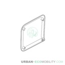 Plastique intérieur noir, portière gauche - SILENCE