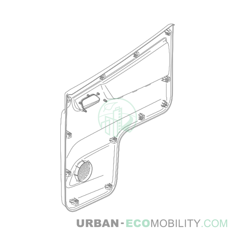 Left door interior fairing - SILENCE