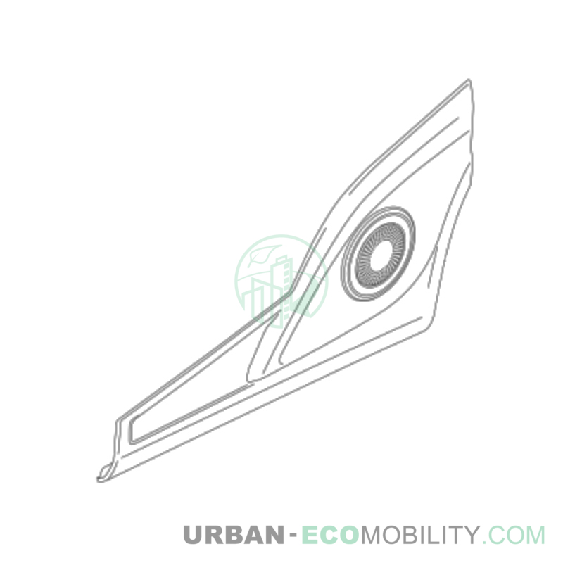 Left door exterior plastic assembly - SILENCE