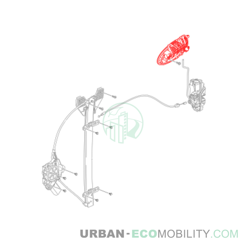 Right door handle - SILENCE