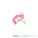 Inner right door handle - SILENCE