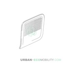 Plastique intérieur noir, portière droite - SILENCE