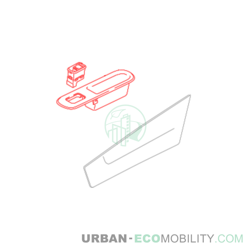 Ensemble interrupteurs de portière droite - SILENCE