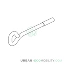 Crochet de remorquage - SILENCE