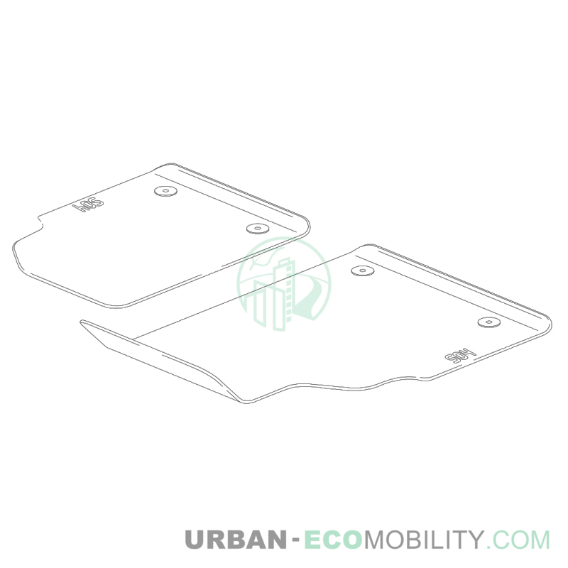 Driver and passenger mat kit - SILENCE