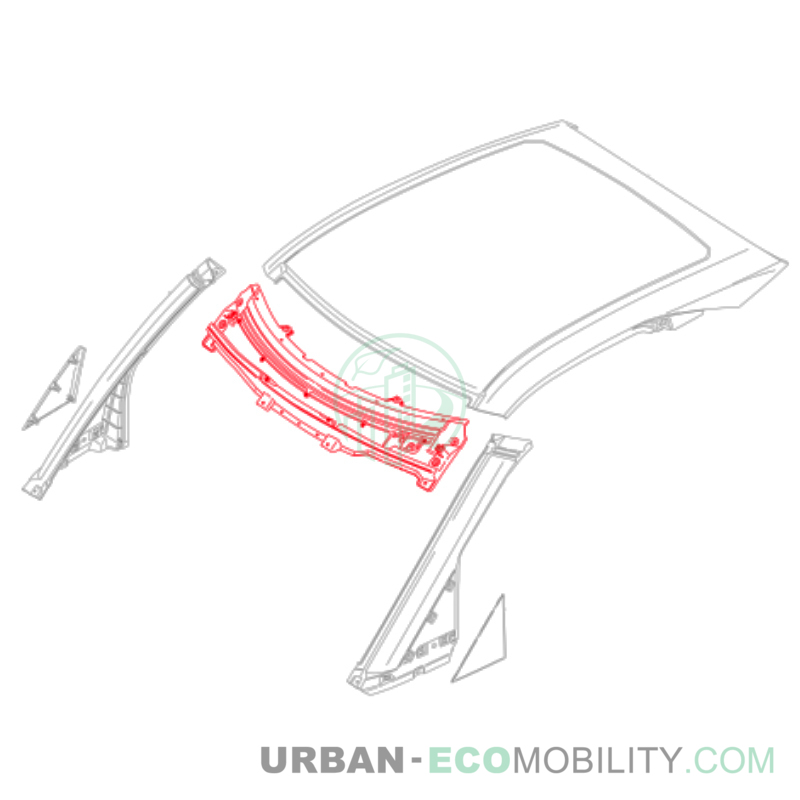 Upper inner front plastic - SILENCE