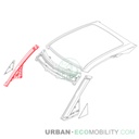 Right windshield pillar exterior cover - SILENCE