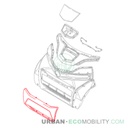 Front bumper fairing, raw - SILENCE