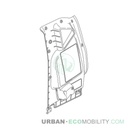 Left rear inner plastic - SILENCE