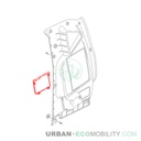 Left rear belt cover - SILENCE