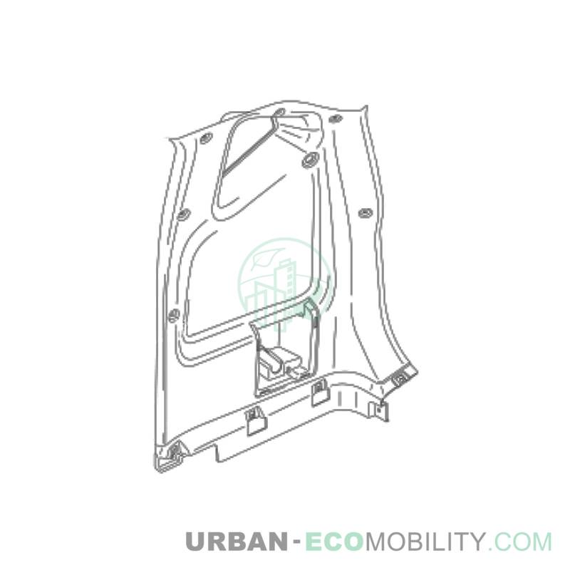 Rear right inner plastic - SILENCE