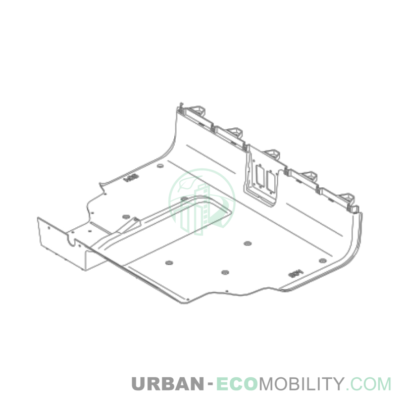 Plastic interior footrest - SILENCE