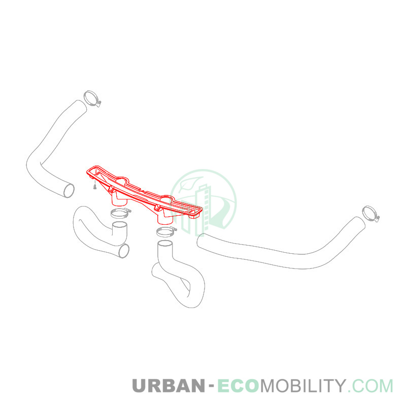 Front windshield ventilation outlet - SILENCE