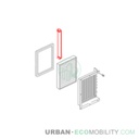 Side air filter access cover - SILENCE
