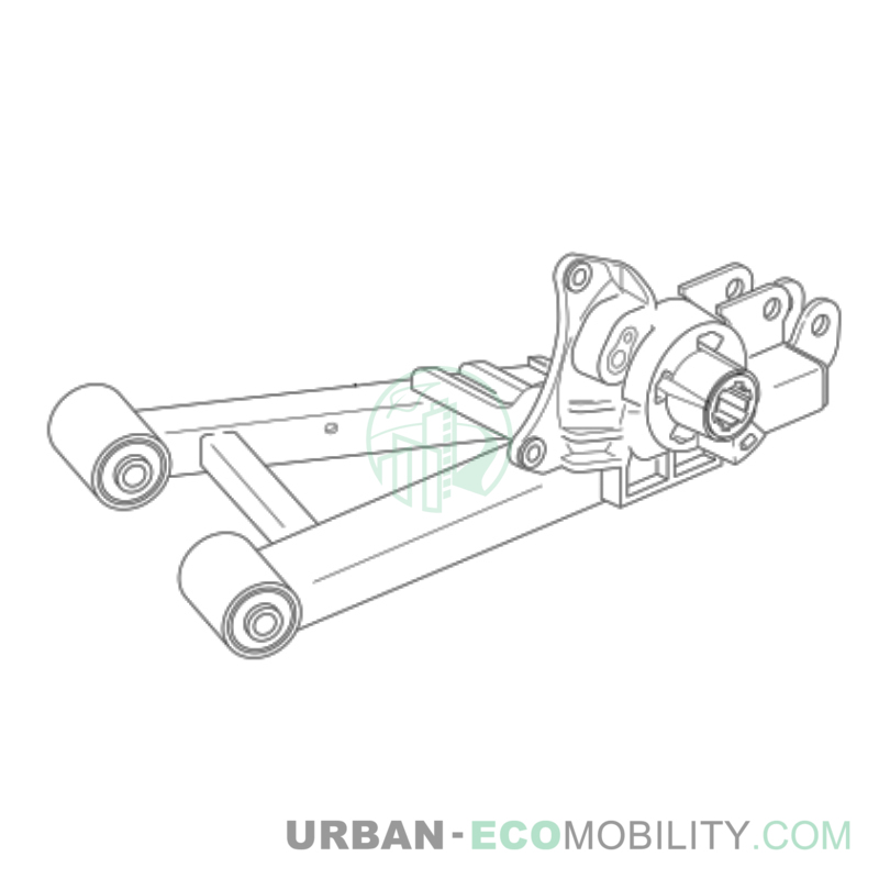 Left rear suspension arm - SILENCE