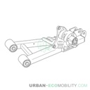 Left rear suspension arm - SILENCE