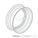 Rear wheel rim - SILENCE
