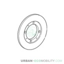 Rear brake disc - SILENCE