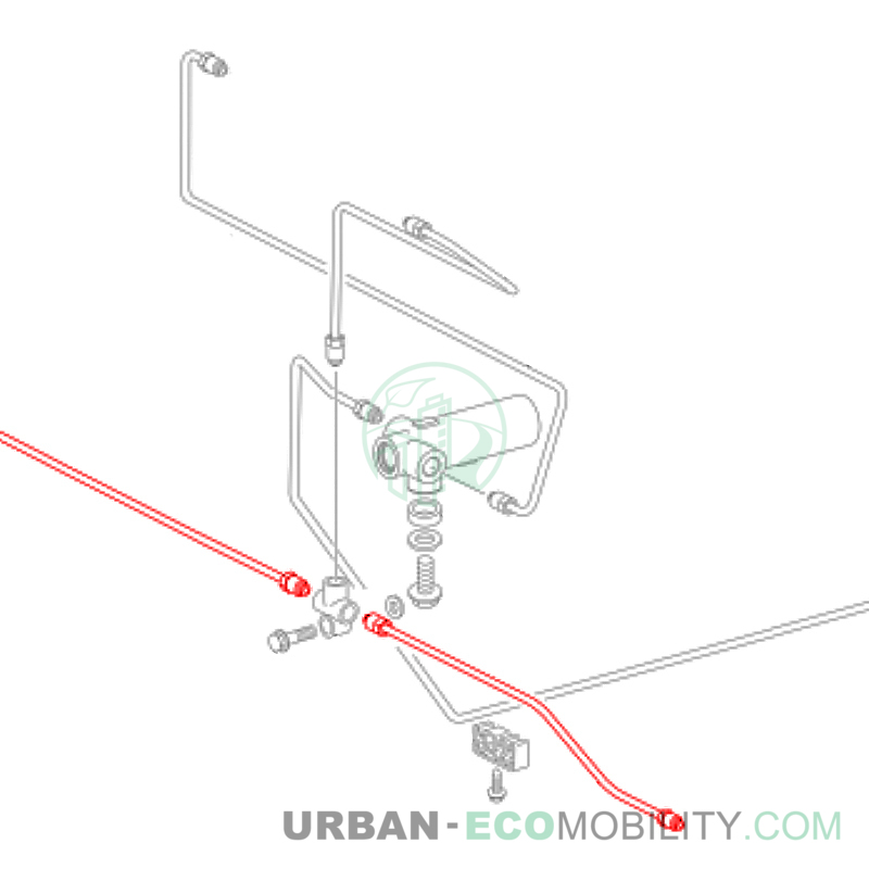Front rigid brake line - SILENCE