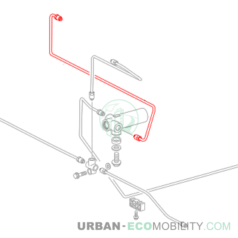 Rigid input line to regulator - SILENCE