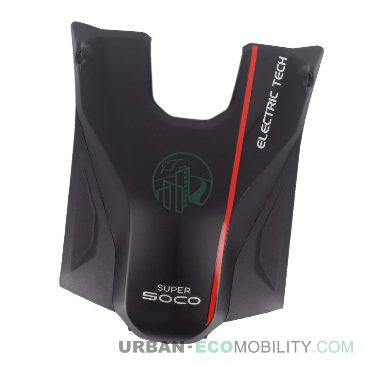 Front fairing, painted, black and red sticker - SUPER SOCO