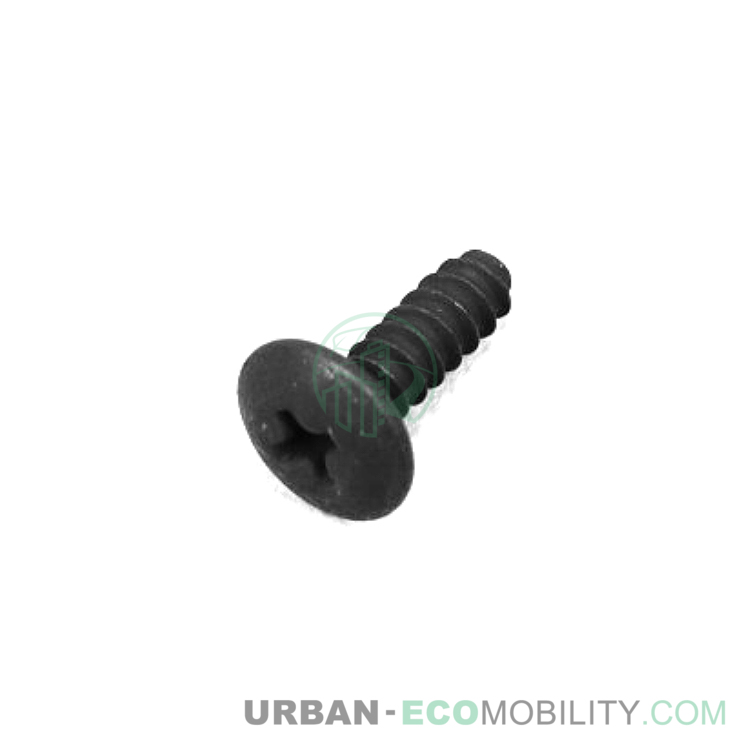 Self-drilling screw M4 x 12, black - SUPER SOCO