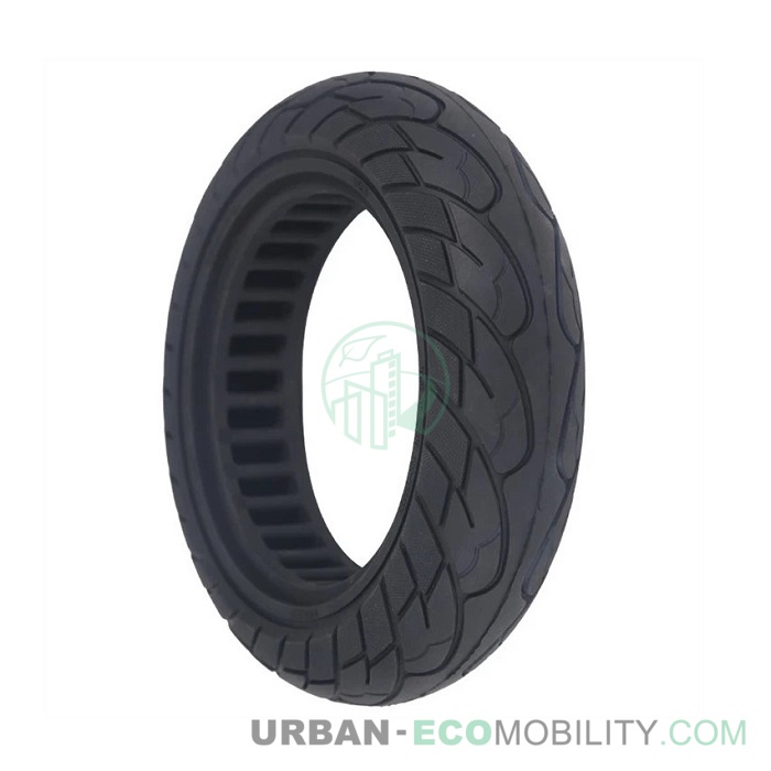 Solid scooter tire, elastic, black, 10 x 2,5 - NEDONG