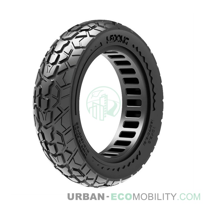 Solid scooter tire, off road, black, 9,5 x 2,5 - NEDONG